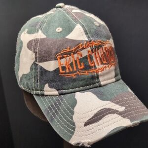 Otto Collection ,Eric Church Green Camo Velcro Strap Closure Hat.